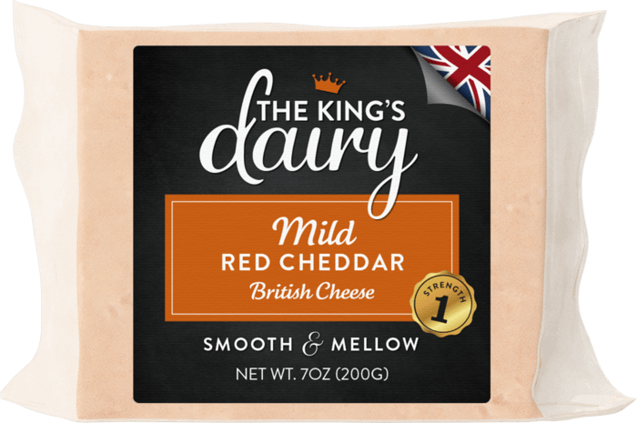 The Kings Dairy Cheese 200g MILD RED CHEDDAR